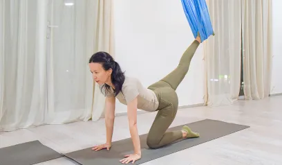 Fly fitness в Бутуми в студии «Место Силы». Силовая тренировка в гамаках для всего тела